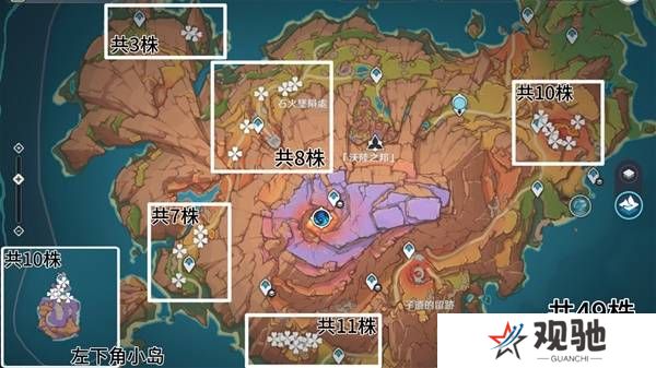 原神云岩裂叶在哪采集   全部云岩裂叶采集路线盘点图片2