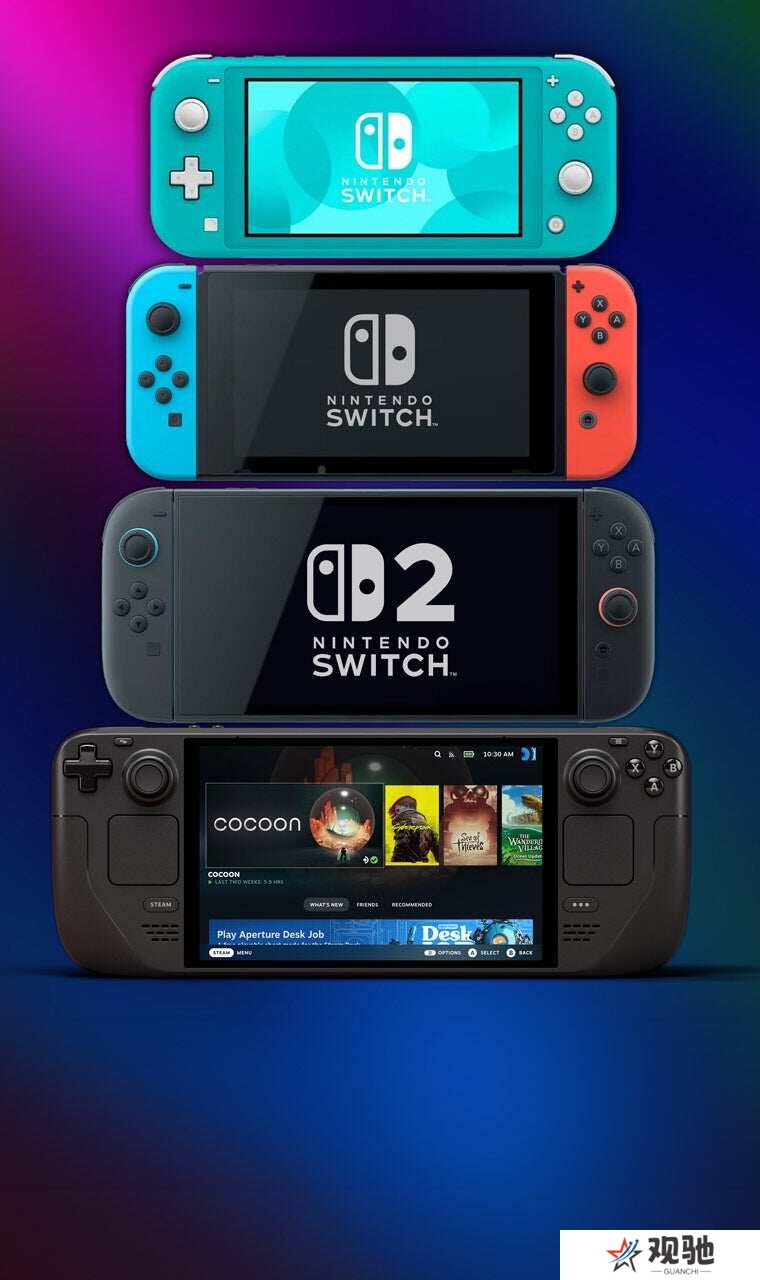 任天堂Switch 2尺寸详解：与Switch 1及Steam Deck对比2