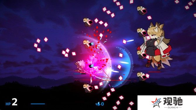 《百合太刀降魔传》登陆Steam 横版动作射击