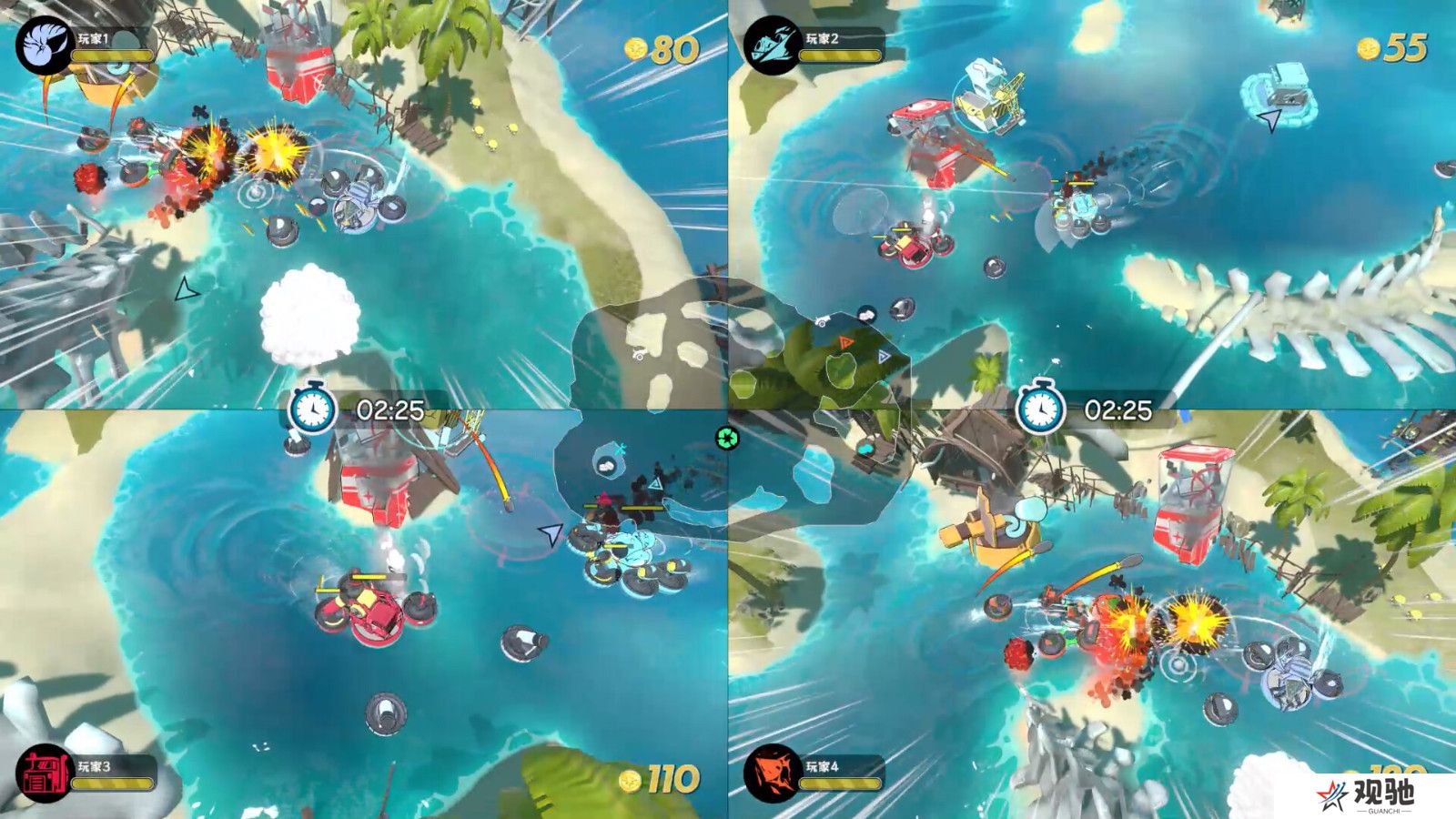 休闲海战射击游戏《瓶盖战舰》Steam页面 支持简体中文