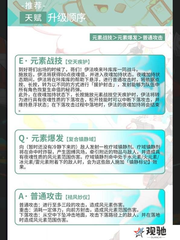 原神伊法武器、天赋、配队、圣遗物推荐及培养攻略图片5